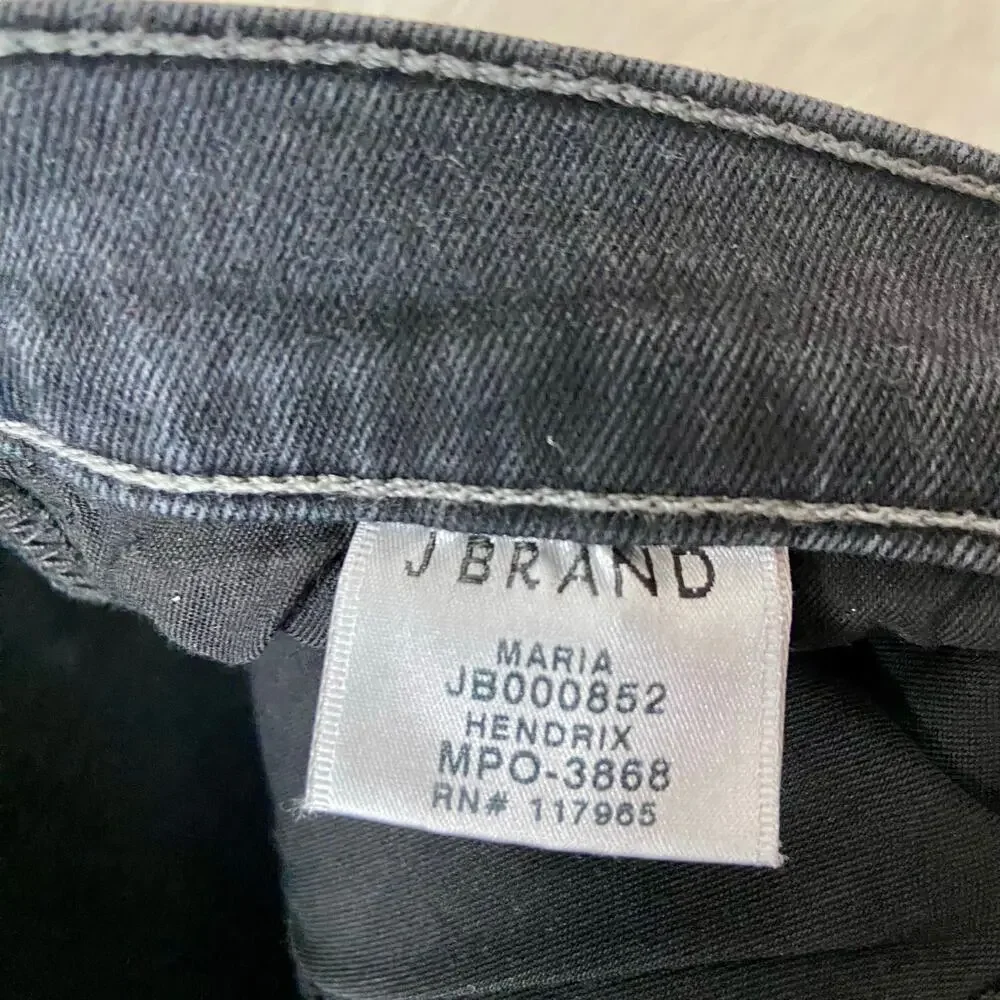 J. Brand Maria Black Skinny Jeans Size 28 - Picture 5 of 6